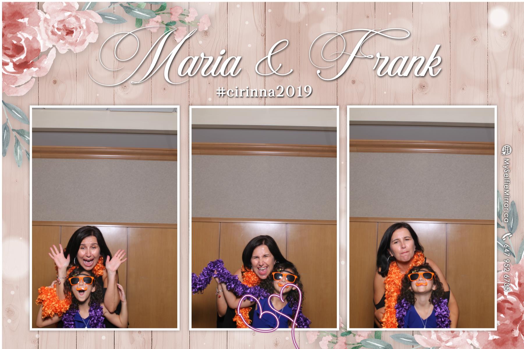 Wedding of Frank and Maria  | View more photos from the event at gallery.myselfiemirror.ca/u/romanmyselfiemirrorca/Wedding-of-Frank-and-Maria